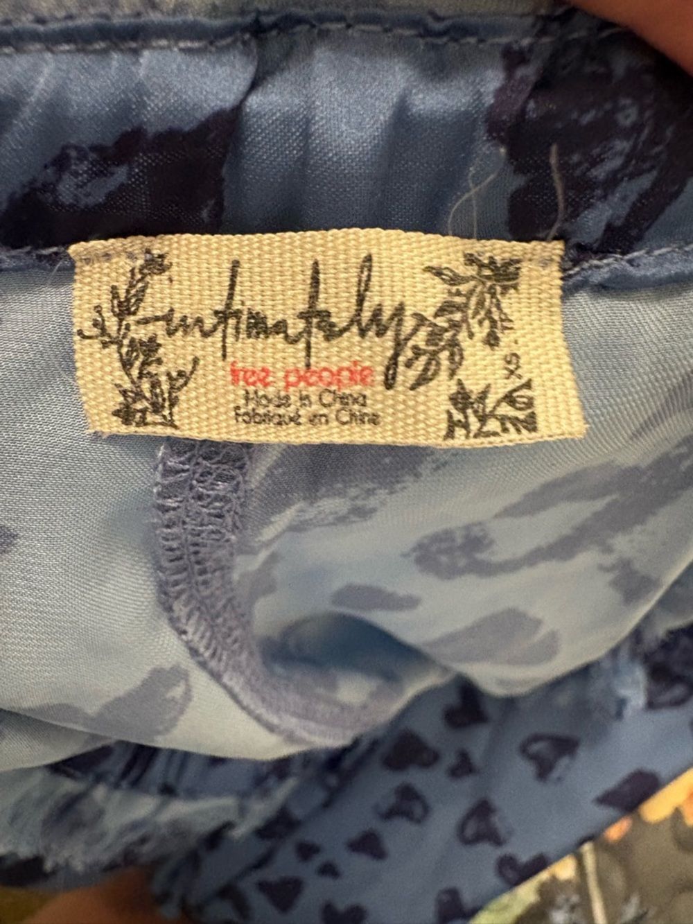 intimately FP Dreamy Blue Hearts Pajamas Set Size XS - Picture 6 of 6